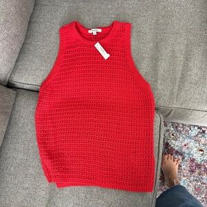 NWT Madewell Cotton Knit Tank Size L